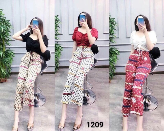 Áo rút ngực vải kate croptop tay bo phồng Z5U s