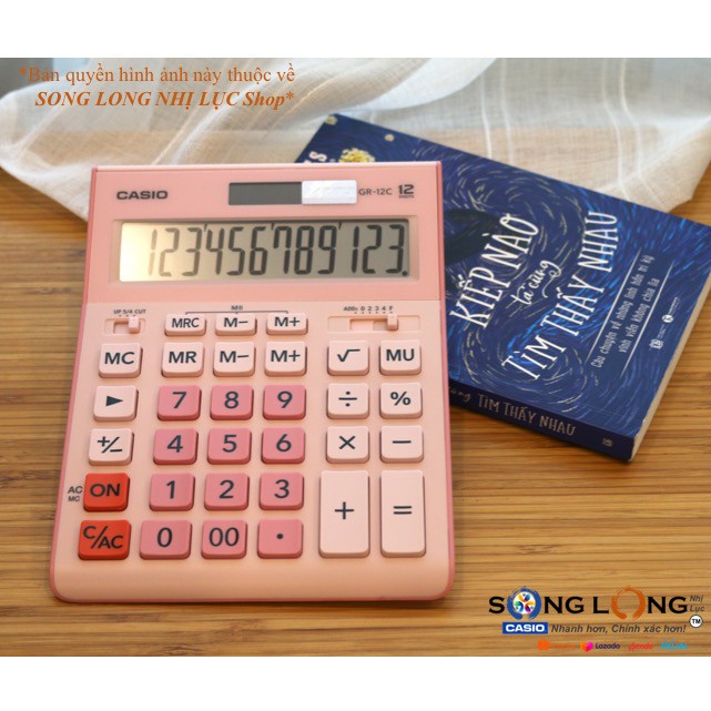[HOT NEW ARRIVAL] Máy Tính CASIO Sắc Màu Vintage GR-12 – “Trẻ Trung &amp; Tươi Mới!” – Máy tính Cầm Tay nhập khẩu Phillipine