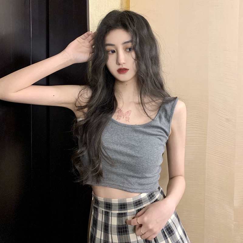 Áo Ống Mỏng Không Dây Quấn Ngực / Lưng Màu Trắng Thời Trang Mùa Hè Cho Nữ ns2 sn2