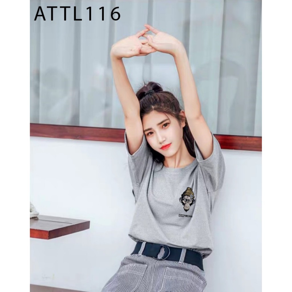 ÁO THUN NỮ P32  FORM RỘNG FREE SIZE CỨC CUTE