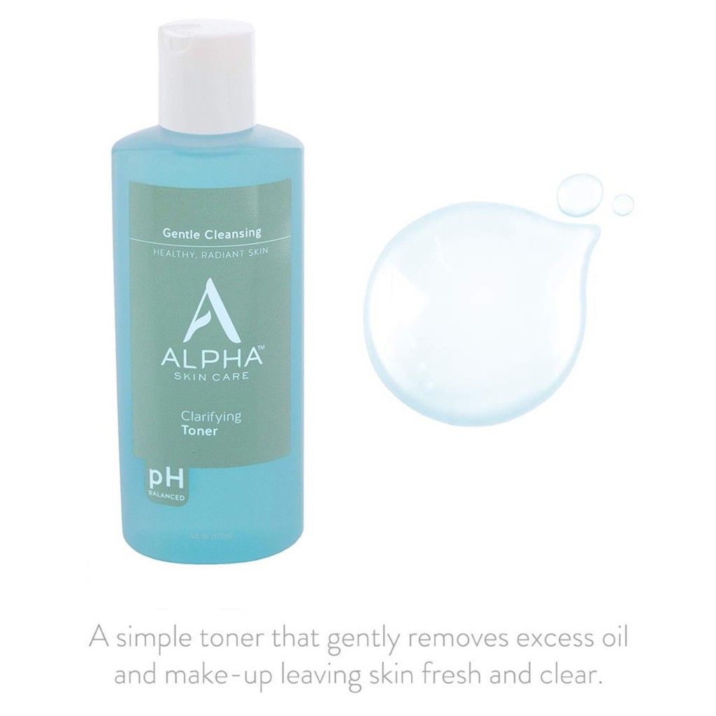 Nước hoa hồng làm sạch da se lỗ chân lông chứa AHA Glycolic ALPHA SKIN CARE CLARIFYING TONER (USA | BigBuy360 - bigbuy360.vn