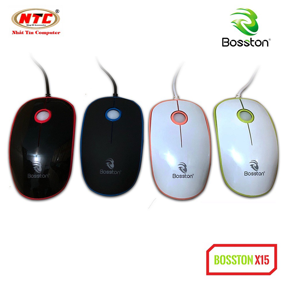 Chuột game Bosston X15 có đèn led-phiên bản Silent