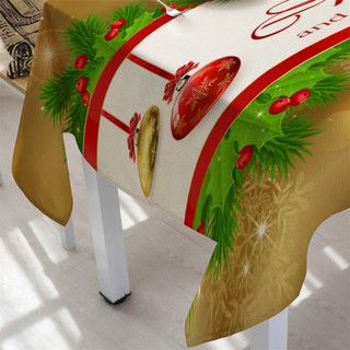 Christmas Decoration Table Cloth Rectangular Tea Table Cover Dining Home Decor