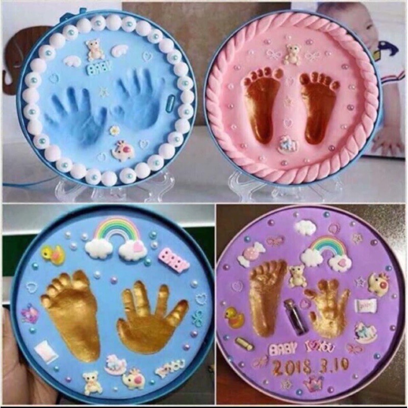 Bộ In Dấu Vân Tay, Chân Cho Bé - Lưu Giữ Kỉ Niệm Tuổi Thơ