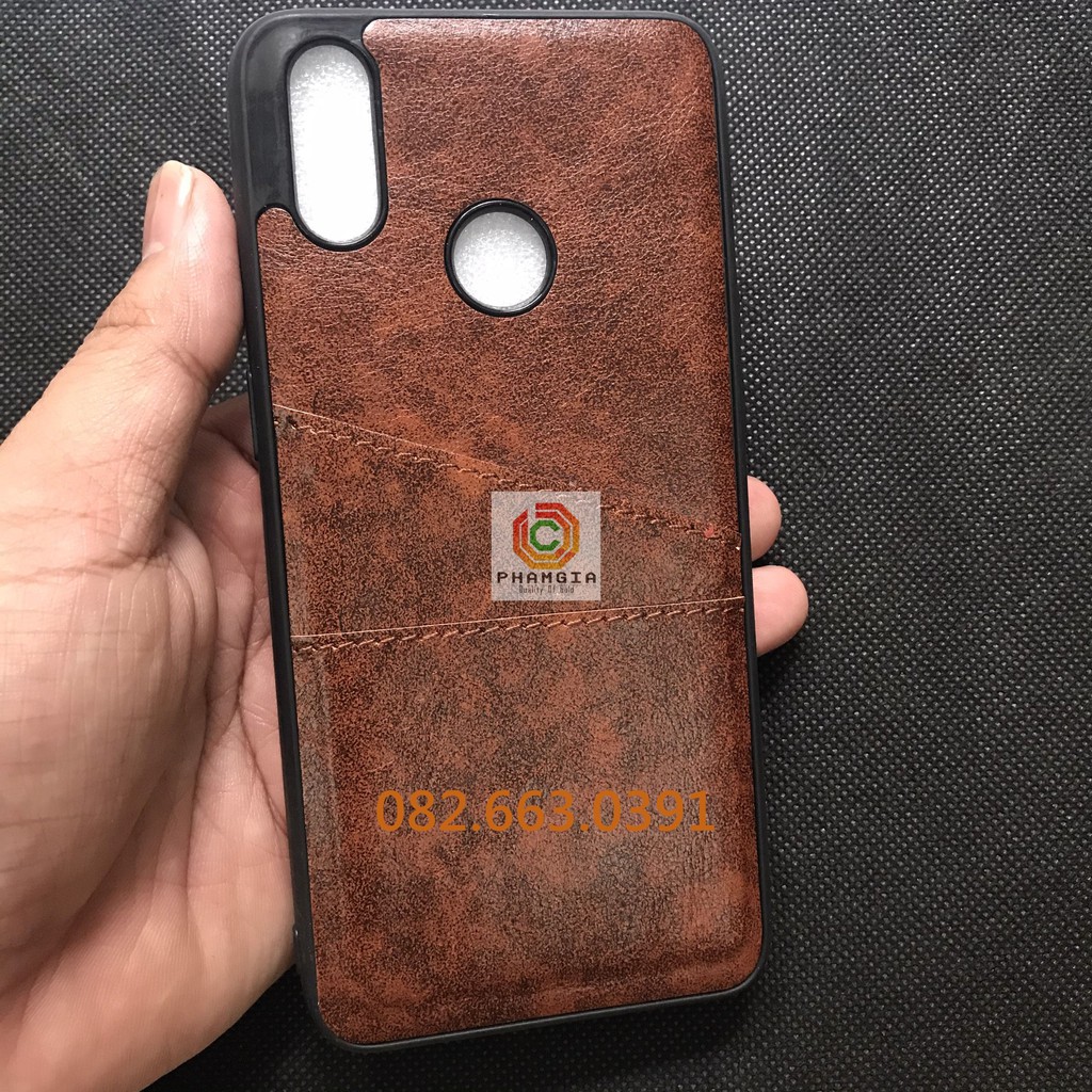 Ốp lưng da Realme 3 pro chất liệu da siêu mịn