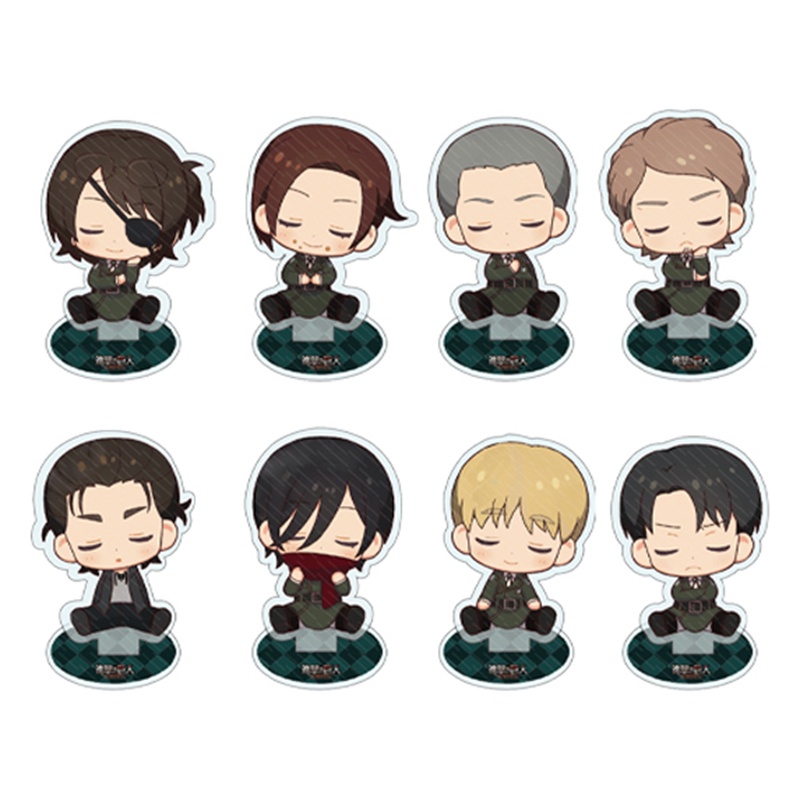 Đồ Chơi Mô Hình Nhân Vật Shingeki No Kyojin Attack On Titan Levi Rivaille Battling Có Giá Đỡ Bằng Acrylic