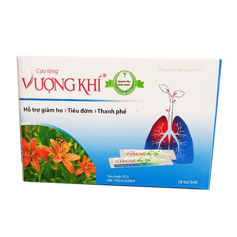 Cao Lỏng Vượng Khí - Giúp bổ phế, giảm ho, loãng đờm làm ấm hô hấp, giảm đau rát họng