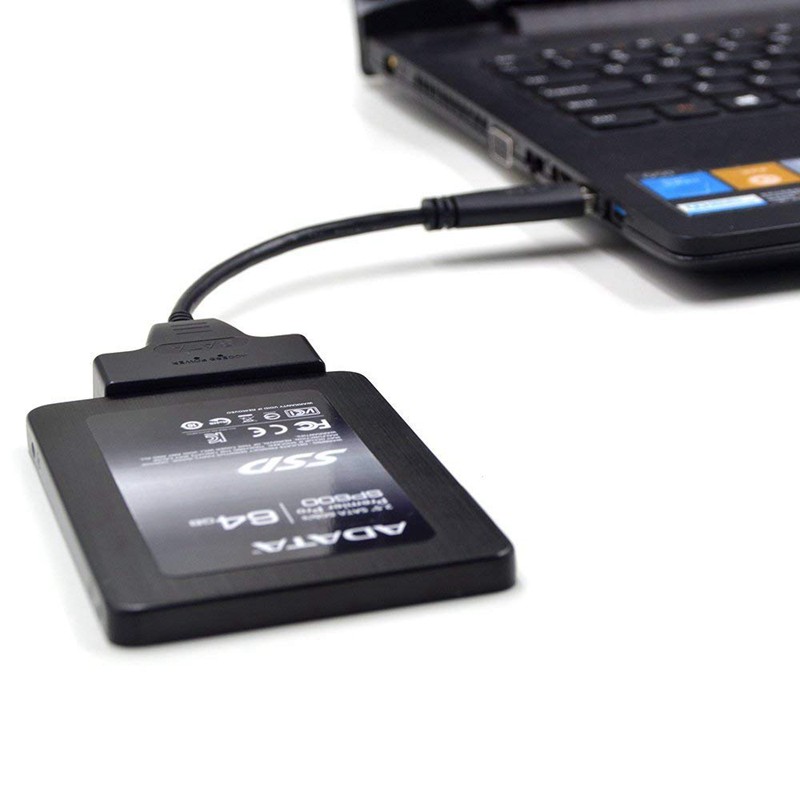 Cáp Chuyển Đổi Usb 3.0 Sang Sata 2.5 Inch Ssd / Hdd / Sata 3.0 Kèm Dây Cáp Usb 3.0 - Sata Iii
