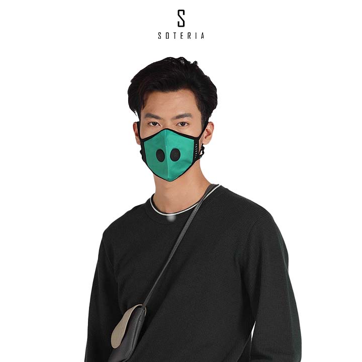 Khẩu trang tiêu chuẩn Quốc Tế SOTERIA Mint ST233 - Bộ lọc N95 BFE PFE 99 lọc đến 99% bụi mịn 0.1 micro- Size S,M,L