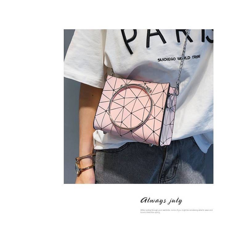 Túi đeo chéo mini hình vuông nhiều màu sắc thời trang Hàn Quốc cho nữ