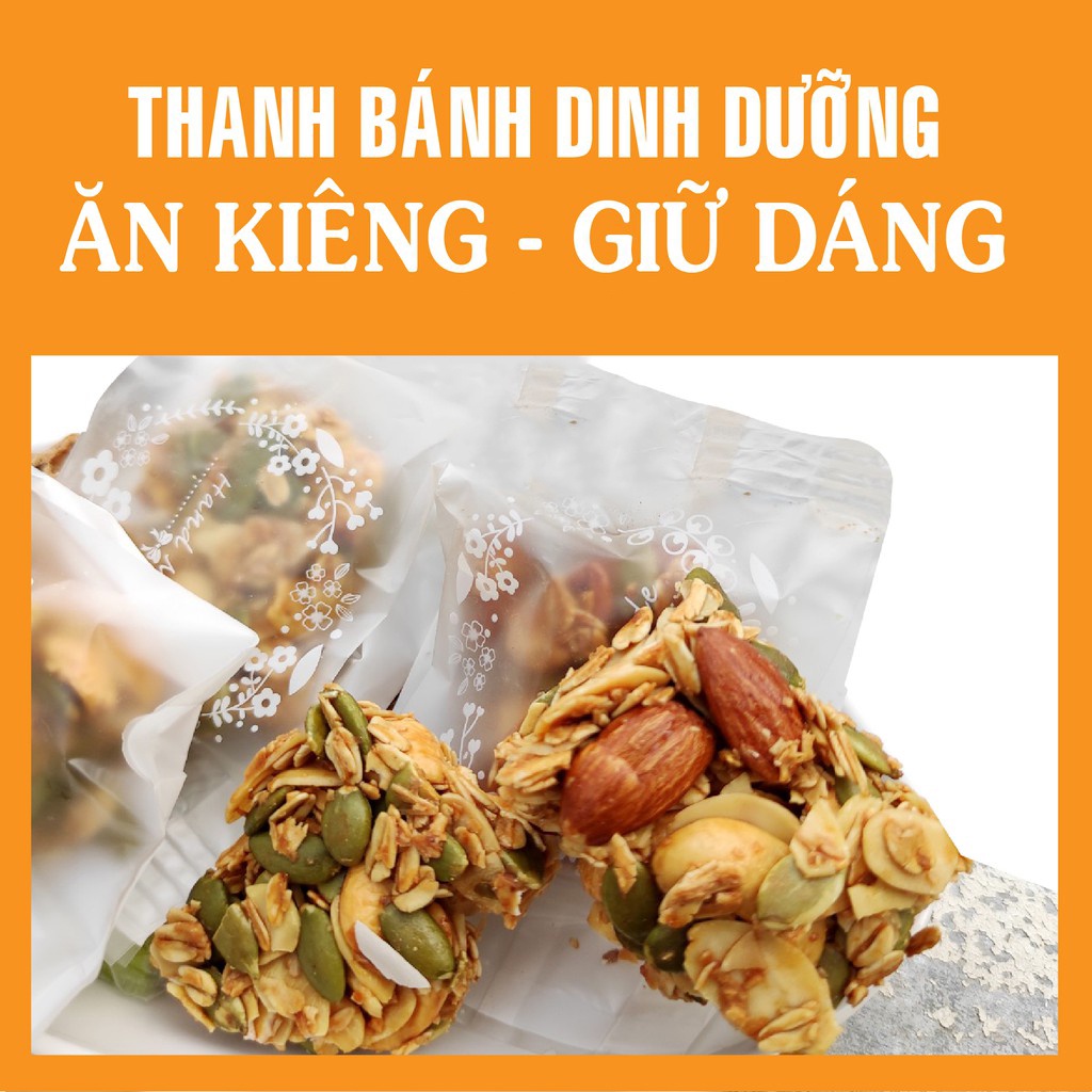 Bánh hạt ngũ cốc ăn kiêng - Bánh giảm cân - Ngũ cốc siêu hạt - Bánh ăn kiêng 400g