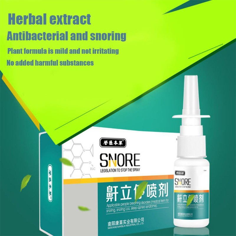 (Hàng Mới Về) Bình Xịt Thảo Dược 40ml Chống Ngáy Và Chống Ngáy Hiệu Quả