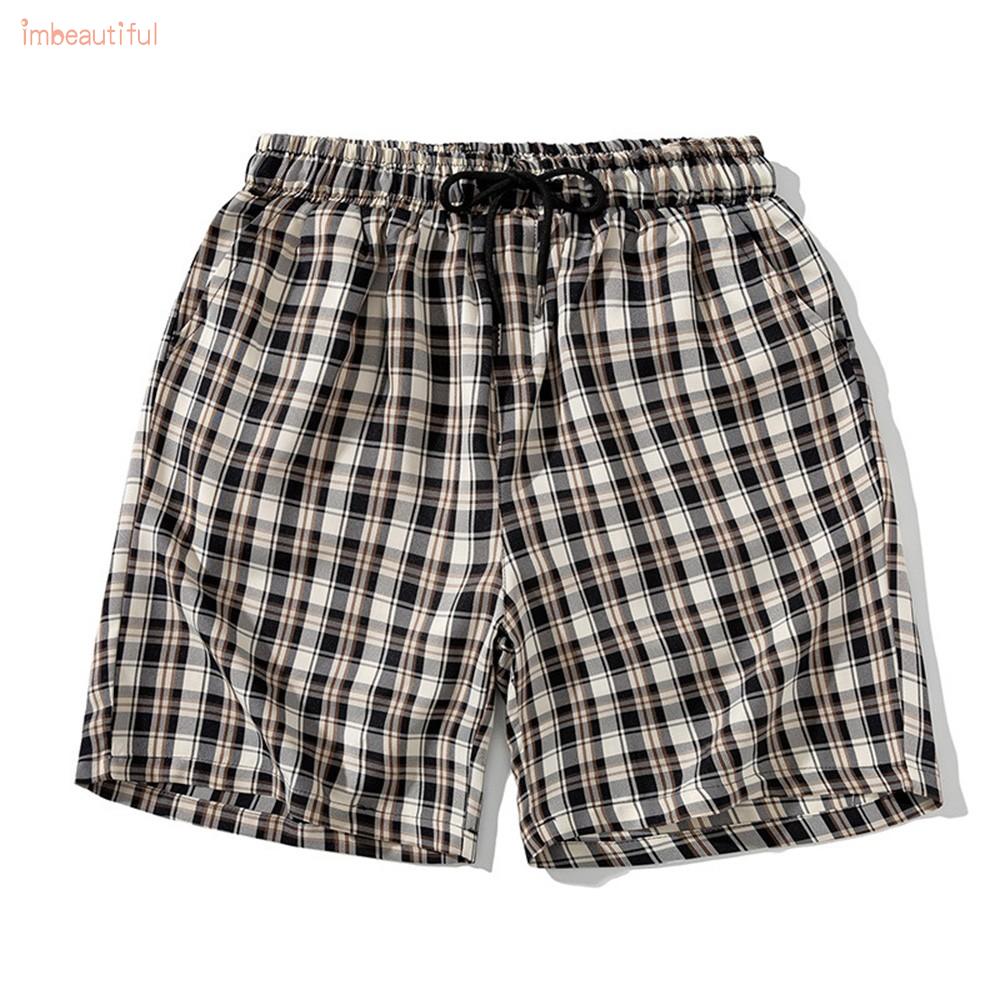 Shorts Bottom Casual Hot Pants Loungewear Mens Nightwear Pajamas Plaid