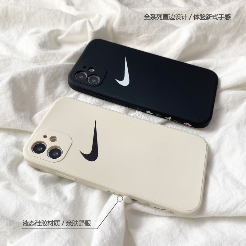 Ốp Điện Thoại Silicone Họa Tiết Logo Nike Thời Trang Cho Iphone 12 / 12 Pro Max / 11 / X / Xs Max / Xr / 7 / 8 Plus