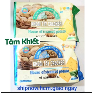 Bánh Khoai Tây Cracker 238gr Jessica 2 vị siu giòn siu mỏng, hsd:11/2024
