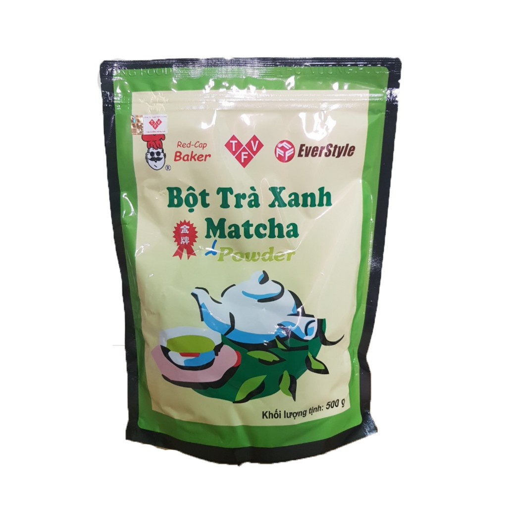 Bột matcha Đài Loan nguyên gói 500g