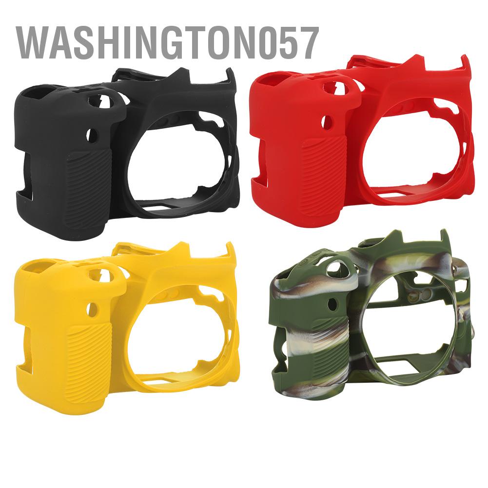 Washington057 Stretchable and Soft Silicone Cover for Canon 77D Digital Camera Washable Protector