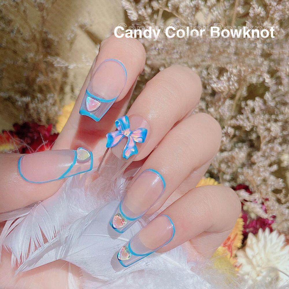 OCEANMAP Set 10 Phụ Kiện Trang Trí Móng Tay 3D Thời Trang Cho Nữ