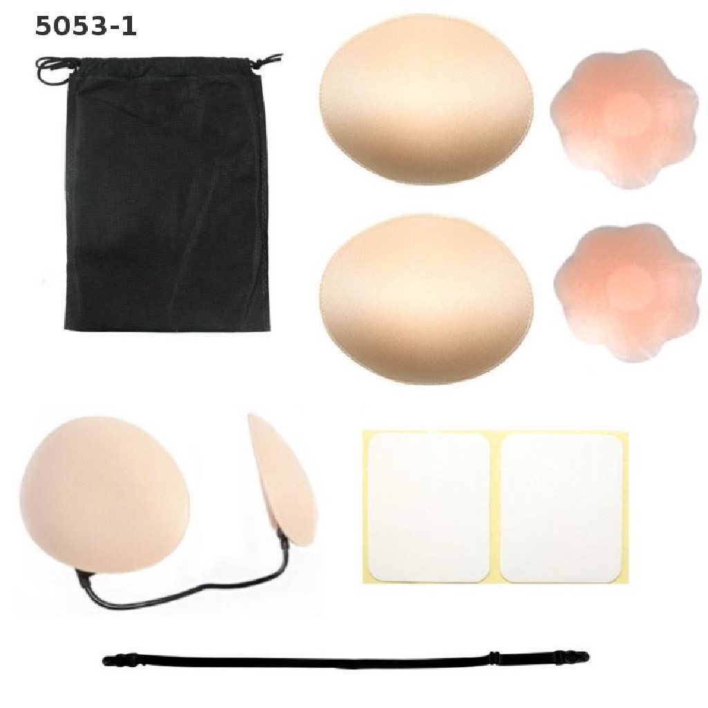 Bộ Miếng Dán Ngực Không Đường May Khoét Sâu Quyến Rũ