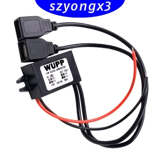 Bộ Chuyển Đổi Sạc Usb Kép 12v Sang 5v Cho Xe Hơi