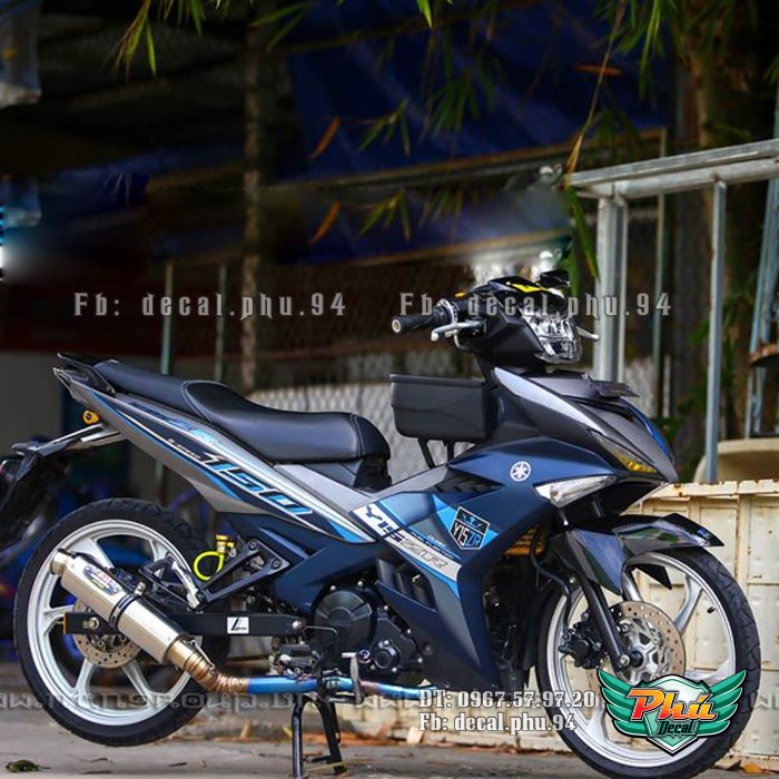 Tem rời EX 150 Y15 ZR xám xanh (P)