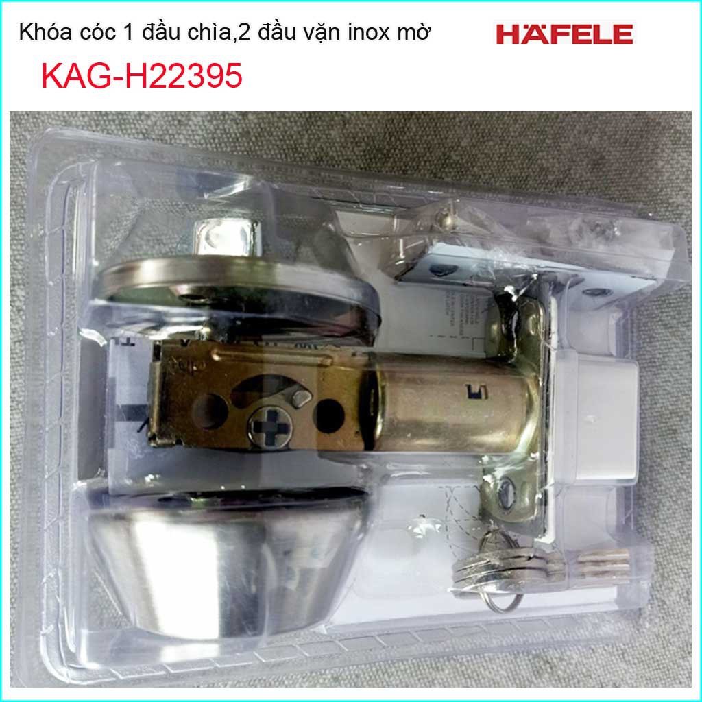 Khóa cửa phòng Hafele, khóa cóc, khóa cửa ban công Hafele KAG-H22395