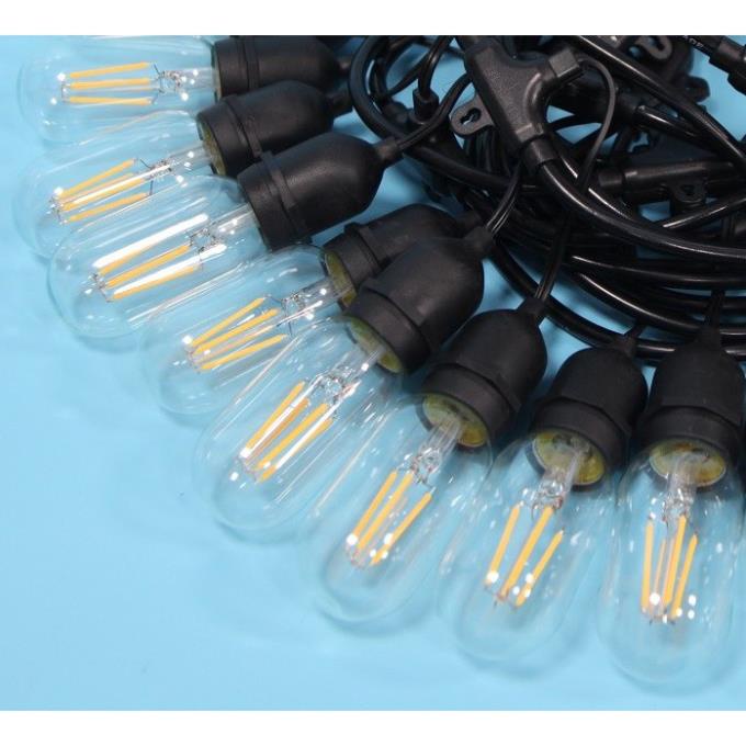 Dây đèn bóng led edison T45 4 mét 8 bóng 4w đèn trang trí