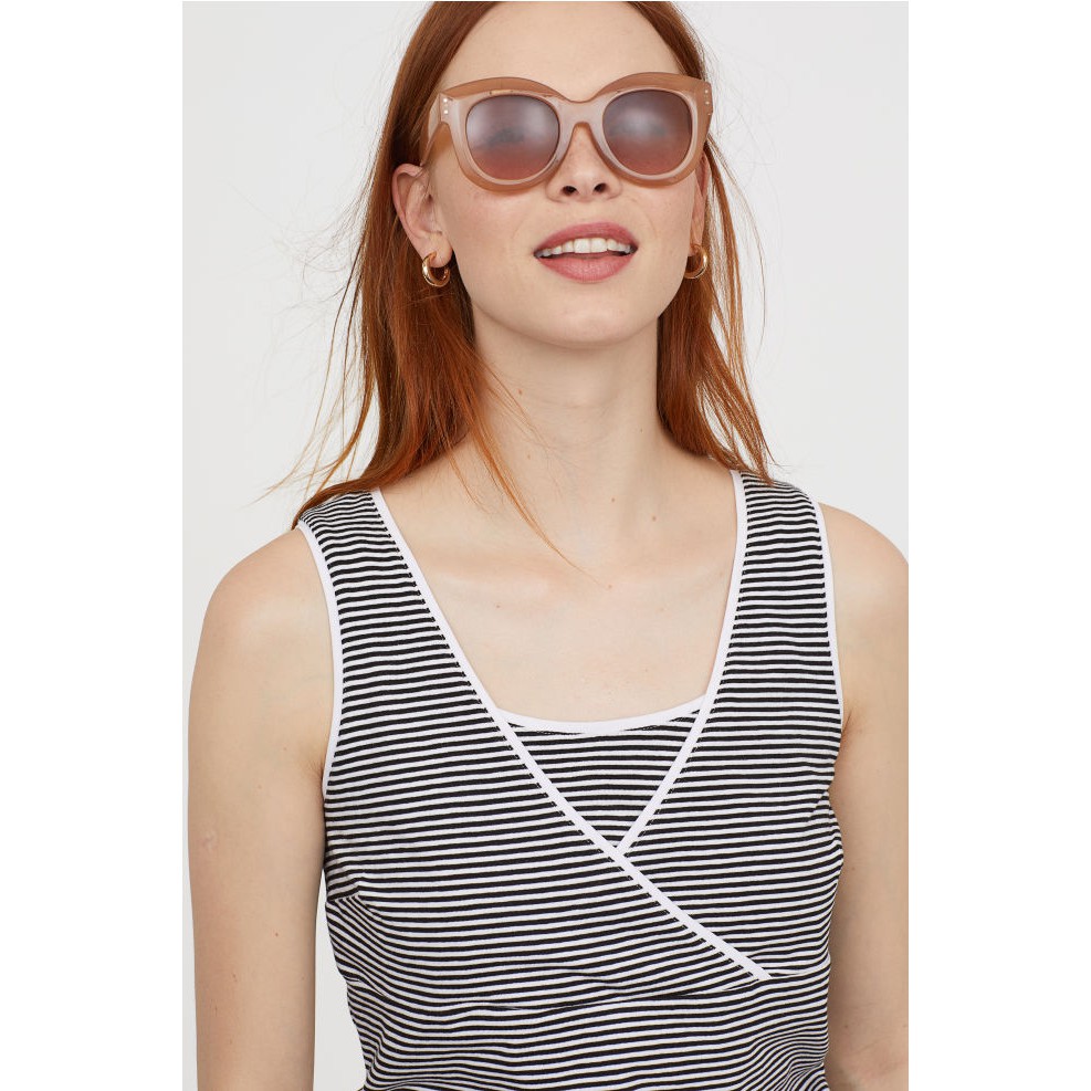 Set 2 áo sát nách cotton cho con bú của H&M - Nhật .