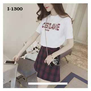 I-1300 áo thun nữ tay ngắn in cestlavie paris