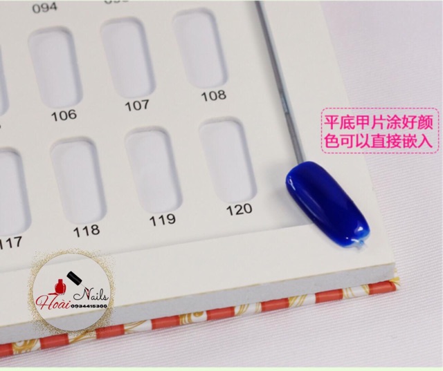 Sổ mẫu 120m - Phụ kiện Nail