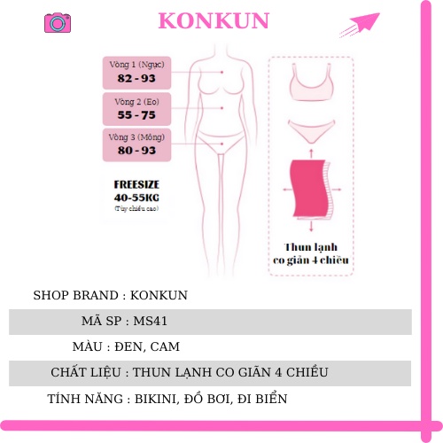 Bikini Một Mảnh Lệch Vai Cut Out Nhiều Màu KONKUN MS41