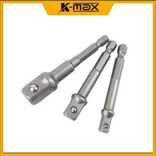 Set 3 mũi khoan lục giác 1 / 4 chuôi lục giác 1 / 4 "3 / 8" 1 / 2 "