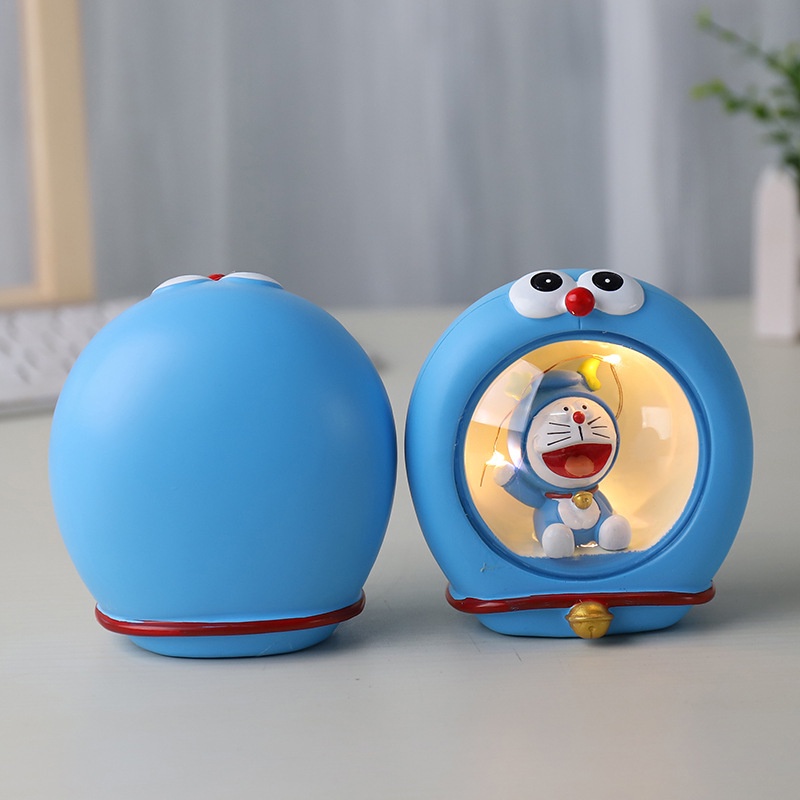 Đèn ngủ để bàn Doraemon Doremon biểu cảm dễ thương cute trang trí phòng ngủ, dùng làm quà tặng - Ráp