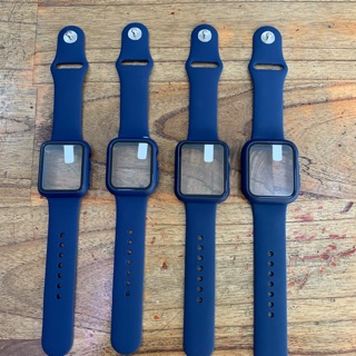 Combo phụ kiện apple watch series 6 xanh navy cực hot