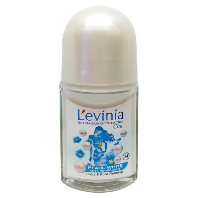 Lăn khử mùi L'evinia Chic trắng da ngọc trai lọ 50g