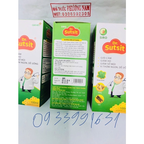 Siro Dr sutsit-chai 100ml