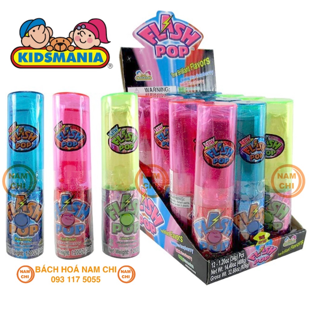 [FLASH POP] Kẹo Đồ Chơi Có Đèn FLASH POP Dành Cho Các Bé (Giao Mẫu Ngẫu Nhiên)