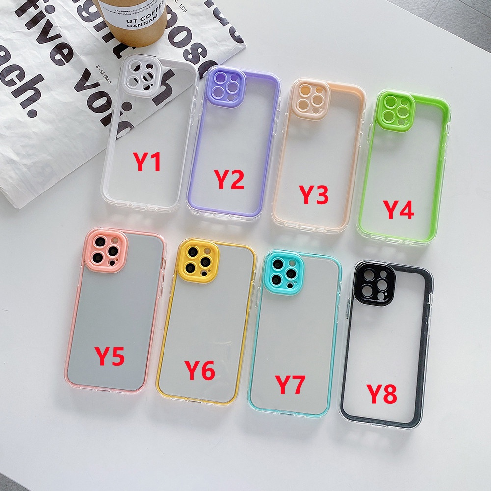 Ốp lưng chống sốc màu sắc ngọt ngào cho Iphone 11 / 7 / 8 / 6 / 6s Plus / X / Xr / Xs Max / 11pro Max/13 Pro Max