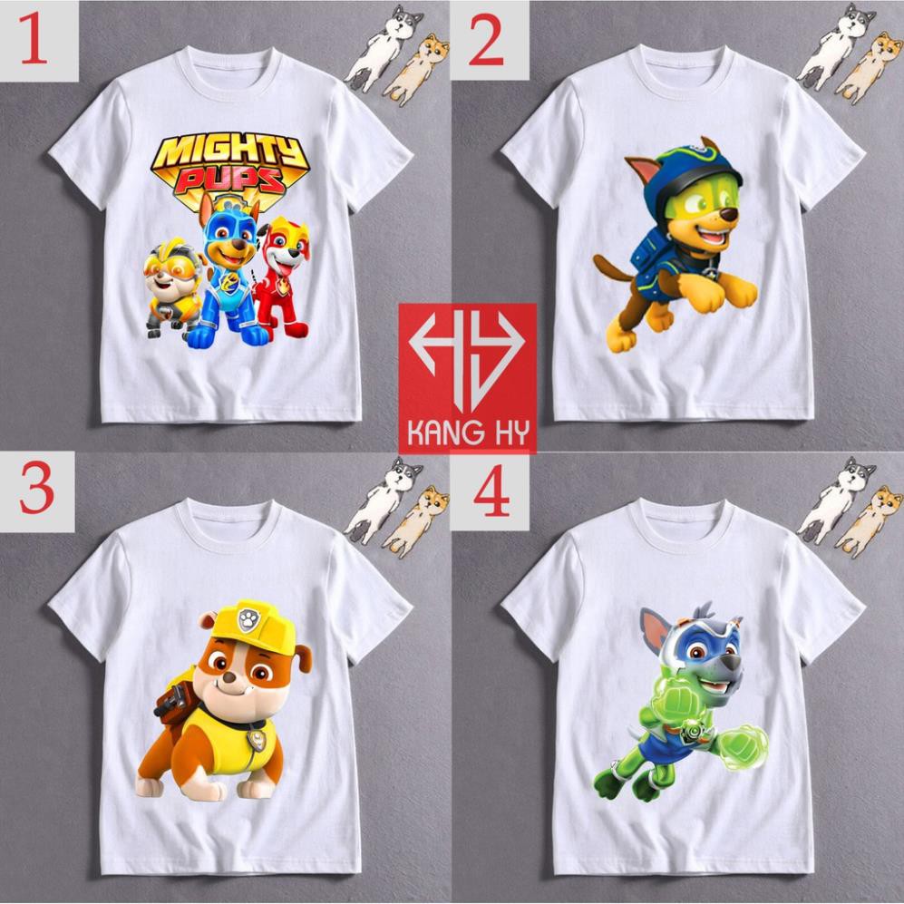 4 mẫu áo đội chó cứu hộ paw patrol mighty pups 2020 - áo cực chất