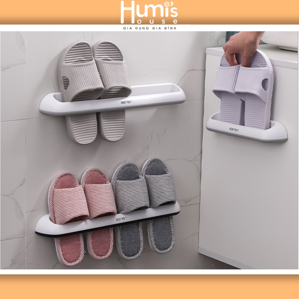Kệ Để Giày Dép OENON Đa Năng, Thanh Cài Dép Dán Tường, Giá Treo Khăn Dài 28cm, 46cm - Shop HuMi's House