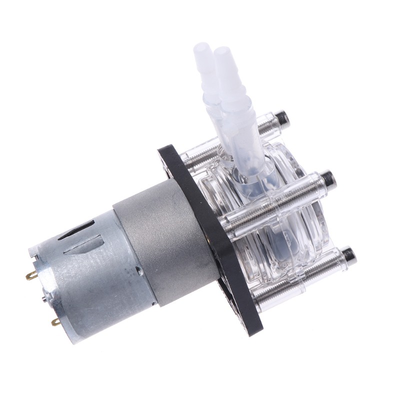 Máy bơm hút chân không nhu động cỡ lớn phân tích nước bể cá DC 12/24V