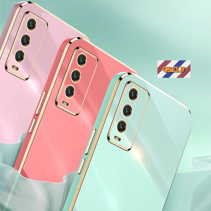 Ốp Điện Thoại Silicon Mạ Viền 6D Cho Vivo V2029 V2043 V2026 V2028 V2033 V2042