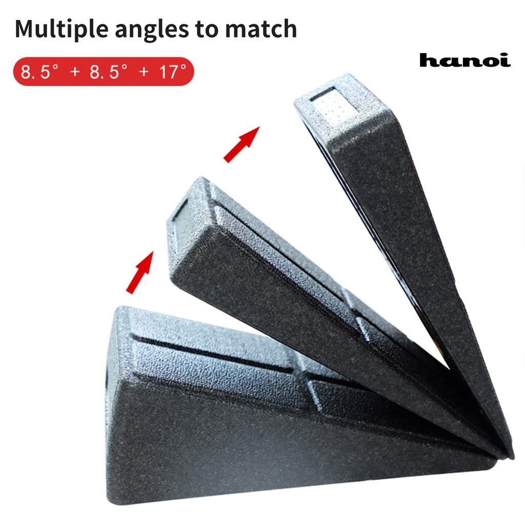 Ha!Set 3 Bàn Đạp Chân Chống Trượt Có Thể Điều Chỉnh Độ Cứng Cao Hỗ Trợ Luyện Tập Thể Hình