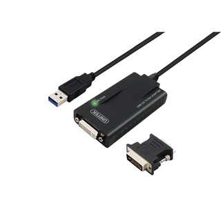 CÁP USB 3.0 TO DVI + ĐỔI VGA UNITEK Y-3801