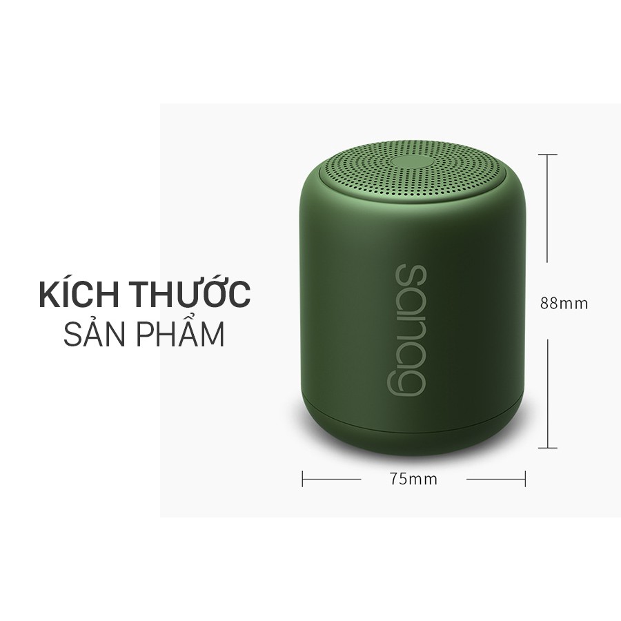 Loa Bluetooth Sanag X6 Plus Bản Mở Rộng, chống nước IPX5. Hỗ Trợ Kết Nối Bluetooth 5.0, Thẻ Nhớ, HÀNG CHÍNH HÃNG