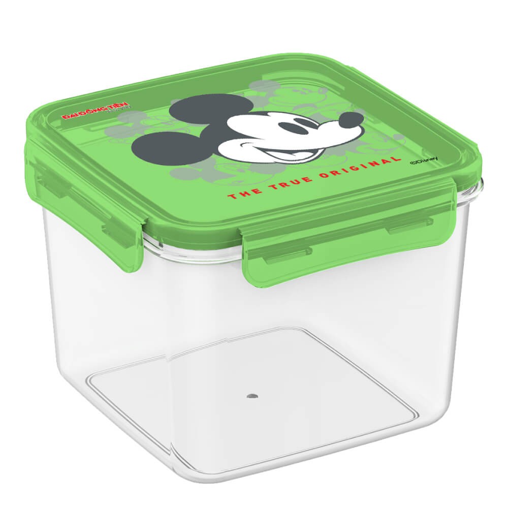 HỘP NHỰA ĐỰNG THỰC PHẨM HÌNH ẢNH MICKEY ĐÁNG YÊU ĐẠI ĐỒNG TIẾN