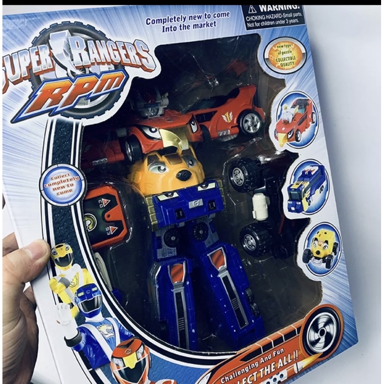 SIÊU NHÂN CƠ ĐỘNG THÁO LẮP SUPER RANGER RPM