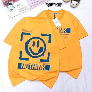 Áo thun form rộng Nut-mặt cười unisex [ẢNH THẬT]