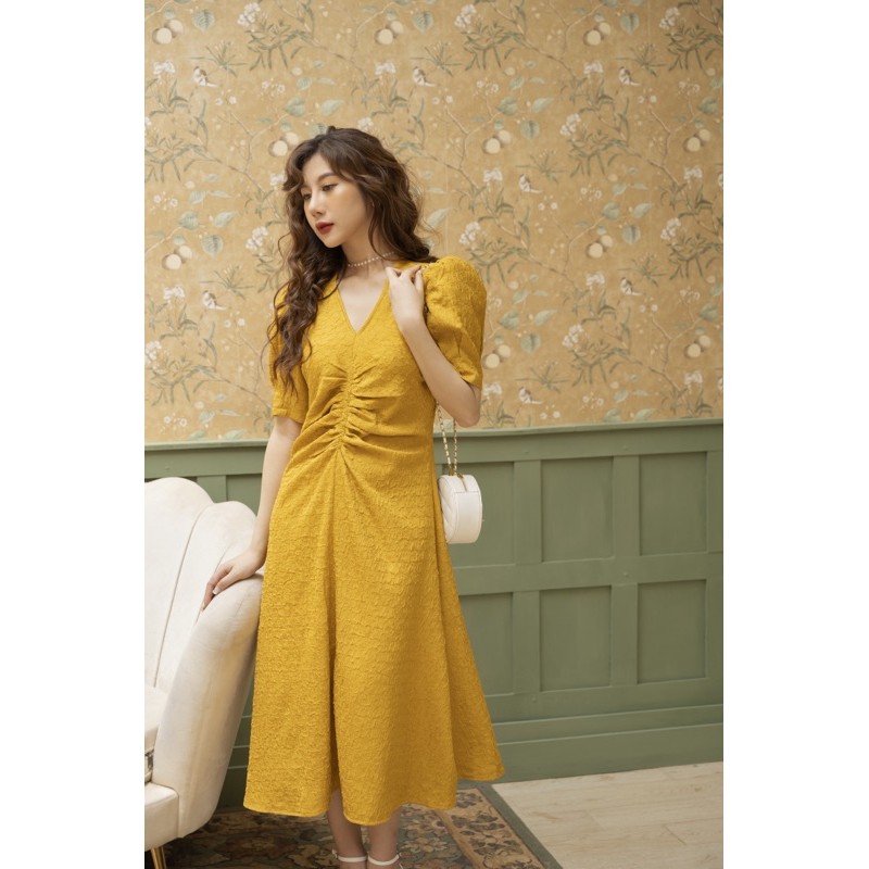 [Mã SKAMSALE8 giảm 10% đơn 200K] Đầm nhăn nhúm ngực - phù hợp với nhiều người | BigBuy360 - bigbuy360.vn