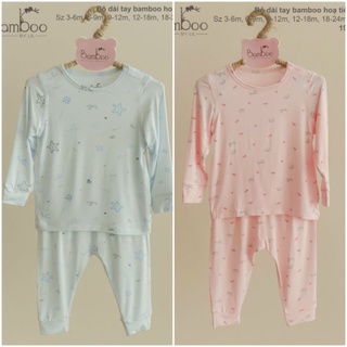 Lil little love - Bộ dài tay Lil bamboo sợi tre cho bé 5-18kg